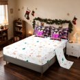 thumbnail image 4 of Manfei Winter Full Size Bedding Sets 7-Piece Christmas Full Size Bed in a Bag, Red White, Xmas Reversible, 4 of 6