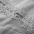 thumbnail image 6 of Besolor Half Slips for Women Elastic Waist Underskirt Dress Extender Lace Trim Knee Length Midi Skirt, 6 of 7