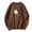 Brown#, variant on Utoimkio Oversized Graphic Sweatshirts for Women Loose Fit Long Sleeve Drop Shoulder Crewneck Shirt Tops Fall Outfits