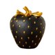 thumbnail image 2 of Figura de fruta de fresa Modelo de fruta Decoración Exhibición Estatua de fresa para Oro negro, 2 of 9