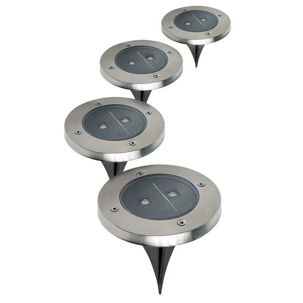 Ideaworks JB7864 Solar Pathway Garden Lights Set of 4