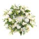 thumbnail image 5 of Corona de gardenias para decorar la puerta con un encanto navideño americano, 5 of 8