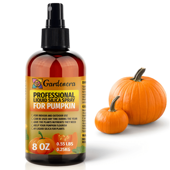 β PREMIUM Bioavailable Silica Fertilizer for Pumpkin β 8oz β Ideal for Hydroponics & Soil β Healthier Plants with Strong Stalks - SPRAY