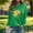 Shirts-56Yellow, variant on LEKWK Sweatshirts for Women Gold Glitter Crew Neck Long Sleeve St Patricks Day Shirt Sparkle Shamrock Clover Graphic Festival Pullover