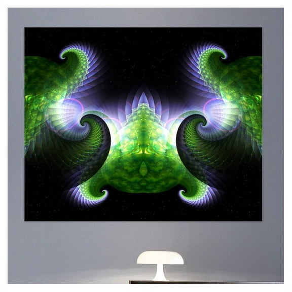 Wallhogs Xzendor7 Spiral Space Shells II Wall Mural