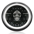 thumbnail image 5 of 7" LED Motocycle Truck Auto Skull Headlight For Honda Kawasaki Suzuki CG125 GB, 5 of 9