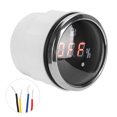 thumbnail image 2 of Indicador de nivel de combustible de 2 pulgadas, pantalla Digital LED, alarma de luz roja inteligente para barcos marinos, automóviles, estándares americanos, negro, 2 of 8