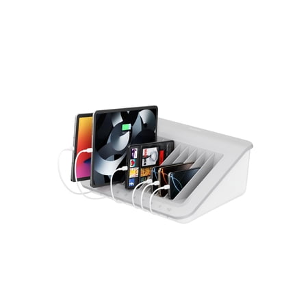 Belkin Charging Station For Laptops - Charging Station For Classroom Organization W/ Surge Protection & Cable Management - Up To 10 Devices Including iPads, Samsung Tablets, Chromebooks & More