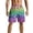 Purple, variant on Mens Swim Trunks with Mesh Lining Fish Scale Printing,Quick Dry Swimsuit Board Shorts Beach Pants Swimwear Bathing Suits , Purple