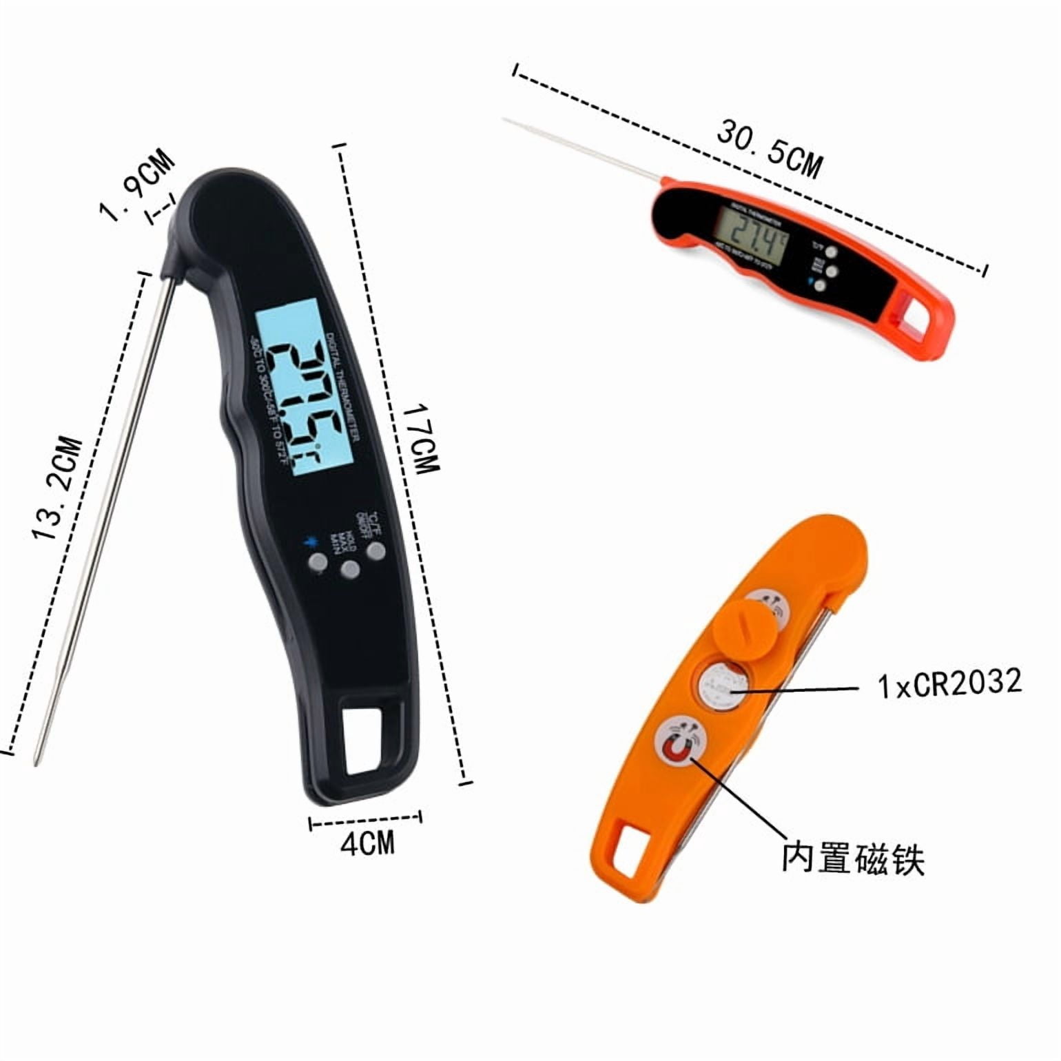 LAATIKUI Meat thermometer food grill measurement waterproof probe thermometer