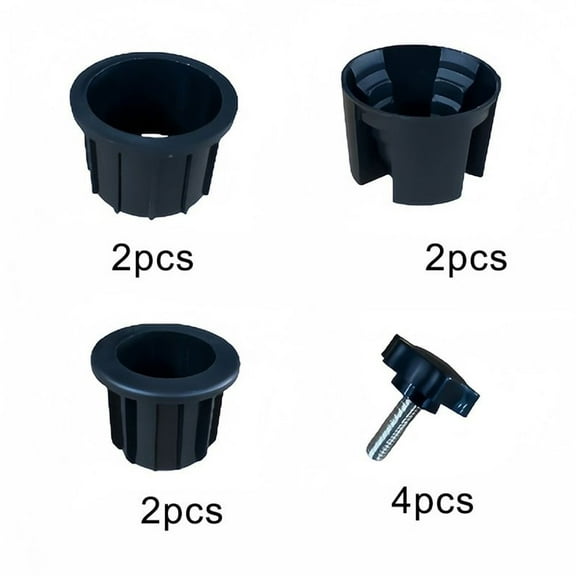 Sun Umbrella Base Bracket Accessories with 4 Reducing Rings for Stability