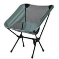 thumbnail image 4 of Silla plegable portátil para exteriores de color beige, taburete plegable para acampar, sillas compactas portátiles con bolsa de transporte para caminatas al aire libre, despertarse y viajar, 4 of 4