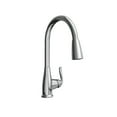 thumbnail image 3 of Proflo Pfxc8027 Faywood 1.5 GPM Single Hole Pull Down Kitchen Faucet - Black, 3 of 5