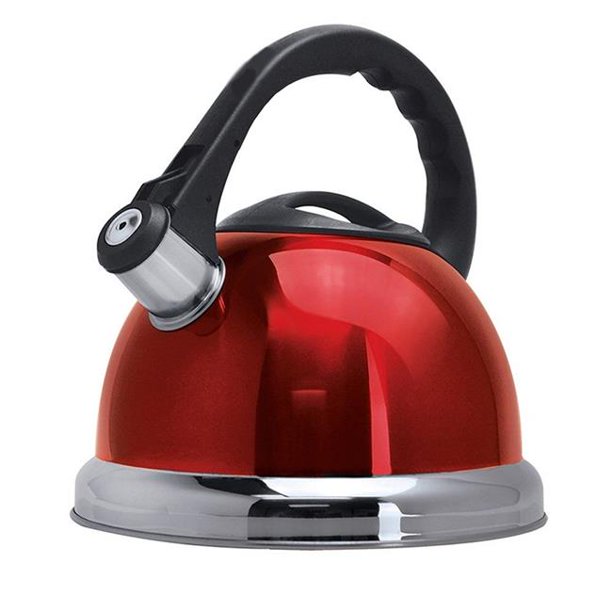 3 ltr Whistling Tea Kettle, Red