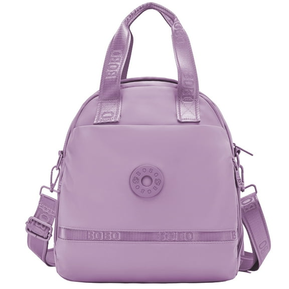 Atrufo Tote Bag for Women - Large Capacity Nylon Work Commuter Bag with Multiple Compartments & Hidden Secure Zipper, Durable Waterproof Tote for Office, Shopping, Short Trips - Purple