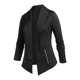 thumbnail image 1 of Blazer Talla Extra Collar Chal Abierto Frontal Rosegal Chaquetas de talla grande, 1 of 5