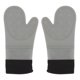 thumbnail image 1 of Bearachild 1 par de guantes de horno para hornear, guantes de silicona con aislamiento térmico, manoplas aislantes, negro, plano Cocina y Comedor gris Tipo 1 Bearachild HA002979-05, 1 of 1