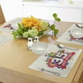 thumbnail image 4 of Ambesonne Fun Place Mats Set of 4, Greeting Gift Age 35, Standard Size, Multicolor, 4 of 6