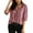Multicolor, variant on Women Button Collar Vertial Detailing Split Hem Shirts with Pocket