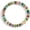 C, variant on Initial Beaded Bracelet for Women, Natural Stone Stretch Bracelet with Letter Charm, Colorful Handmade Boho Beach Bracelet, Personalized Jewelry Gift for Women, Fits 6.5-7 Inch Wrist