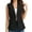 Black, variant on Women's Sleeveless Blazer Vest Lightweight Fully Lined Single Button Fashion Casual Summer Work Office Jacket with Pockets