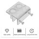 thumbnail image 5 of IDEANATEGRATE Soporte Transparente Para De De Acuario Para Fijar Sensor Y Calentador, 5 of 5