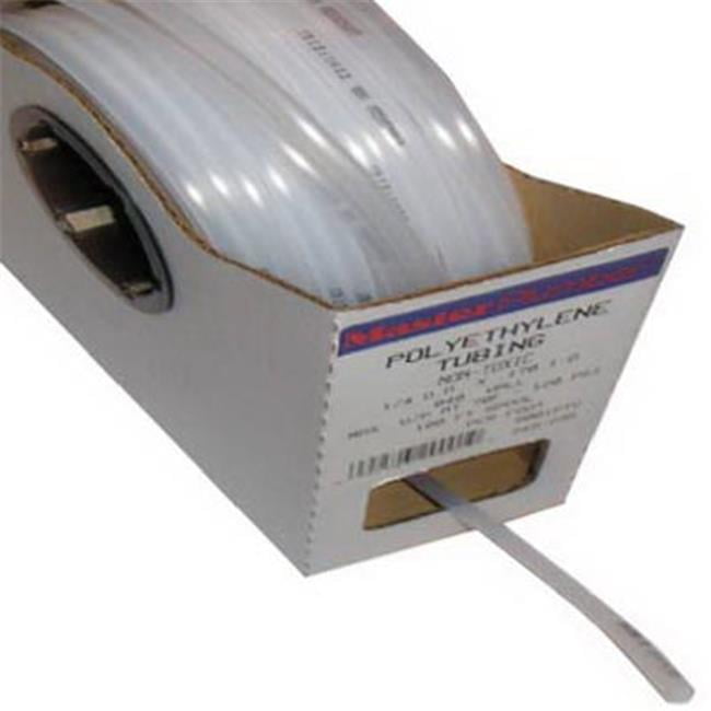 T16004001 Natural Polyethylene Tubing .170ID X 1/4OD X 100 ft Dispenser Box 