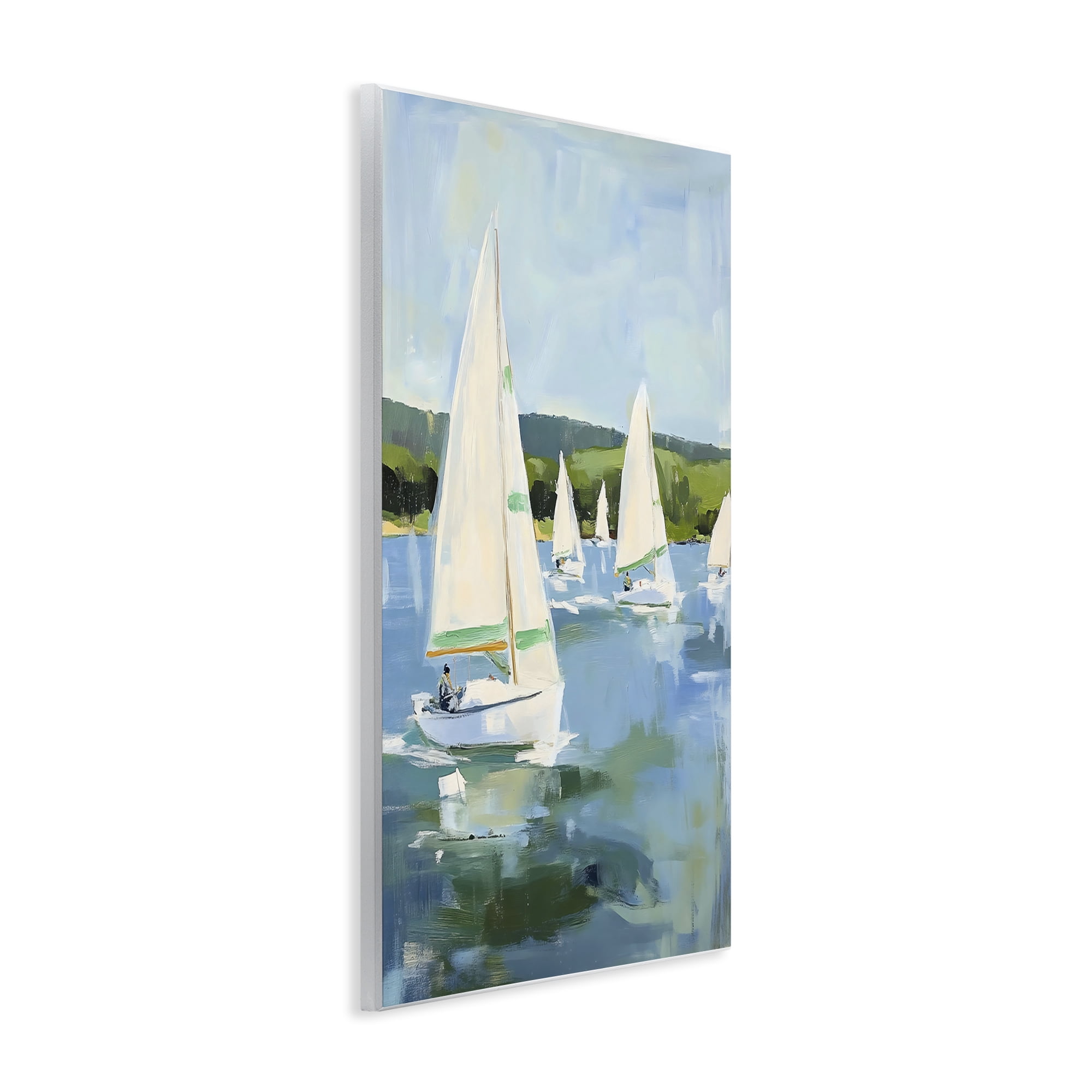 Stupell Industries Boat Race Regatta Wall Plaque Art, design by Petal Prints Design