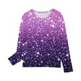 thumbnail image 4 of Économies d'Hiver! SROBPTY Chemises à Manches Longues pour Tout-Petits, Bas Imprimés à la Mode pour Garçons et Filles, Col Rond, Multicolore, 140, 4 of 5
