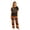 2# Women, variant on Halloween Family Matching Pajamas Short Sleeve Black Cat Print Top Pumpkin Ghost Pattern Long Pants Family Sleepwear Set
