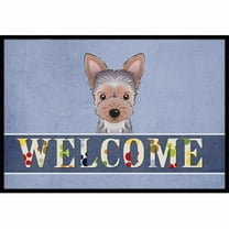 Carolines Treasures BB1418JMAT Yorkie Puppy Welcome Indoor & Outdoor Mat- 24 x 36 in.