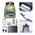 thumbnail image 4 of Vsdgher Serene Coastal Blue Sky Unisex Large Capacity Bookbag, Schoolbag, Casual Daypack for High School, College, Teens, Travel, Work, 4 of 6
