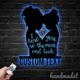 thumbnail image 2 of Handmadetneonsign Custom Mother and Daughter Metal Sign Wall Art LED Light, Mother's Gifts, 2 of 5