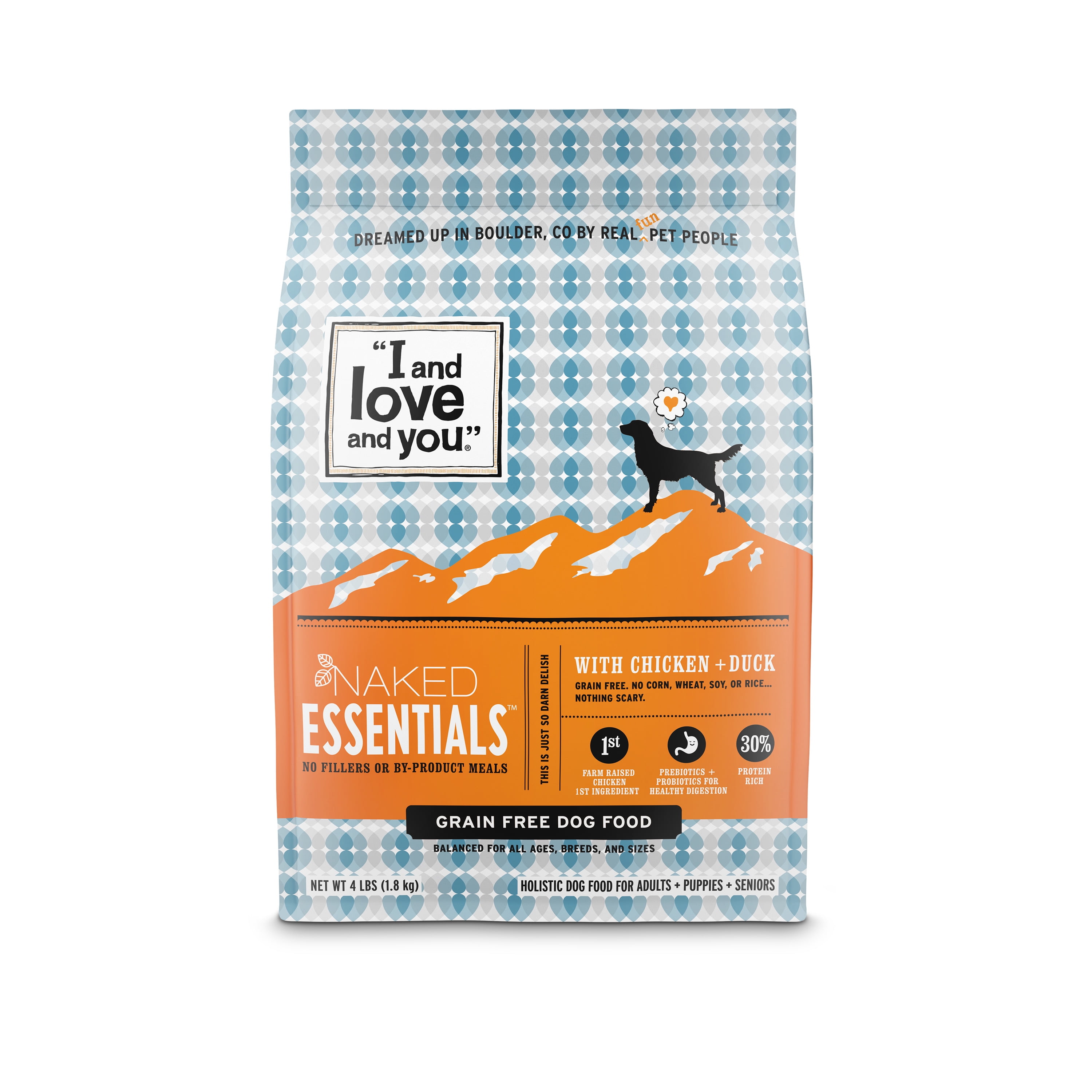 i and love and you dog food chicken and duck