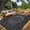 Black & Gray, variant on Garvee Outdoor Rug 8'x10’ Waterproof Reversible Plastic Straw Rug, Indoor Outdoor Rug for Patio RV Camping Balcony Deck Backyard, Orange