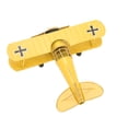thumbnail image 2 of Garosa Wrought Iron Plane, Long Service Life Retro Airplane Model For Aircraft Enthusiasts For Home Decoration For Cafe Ornament, 2 of 8