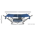 thumbnail image 3 of Zenithen (#OC582S-BD) Full-Sized Portable Folding Out/Indoor Hammock, Blue, 3 of 8