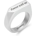 thumbnail image 2 of Cremation Jewelry for Ashes Geometry Simple Style Memorial Urn Ring Ashes Holder with Fill Kit Keepsake Cremation Ring for for Family/mom/sister/grandparents NO.6-NO.10, 2 of 7