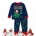 thumbnail image 2 of JAJAHO Merry Christmas Pajamas For Kids Girls Boys Holiday Sleepwear Long Sleeve Santa 2 Piece Pjs 2-10Y, 2 of 4