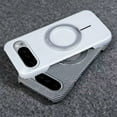 thumbnail image 2 of Luxury Carbon Fiber Case for Google Pixel 9 / 9 Pro, Magnetic Compatible Slim Cover with 360° Invisible Ring Stand, Lightweight Shockproof Protective Phone Case - Orange, 2 of 12