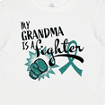 thumbnail image 4 of Inktastic Ovarian Cancer Awareness My Grandma is a Fighter Boys or Girls Baby T-Shirt, 4 of 5