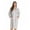 Plaid - Grey, variant on Dreamcrest Women’s Snap-Front House Coat Flannel Duster Robe with Pockets (Red - Buffalo Plaid, 1X)