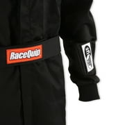RaceQuip® 110006RQP 110 Series 1-Pc Driving Suit - SFI 3.2A/1 - Black - XL