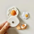 thumbnail image 3 of Autocollants de Réfrigérateur Mignons en Résine 4 Pcs Design Lait d'Œuf Aimant Fort pour Casier de Réfrigérateur Bureau, 3 of 7