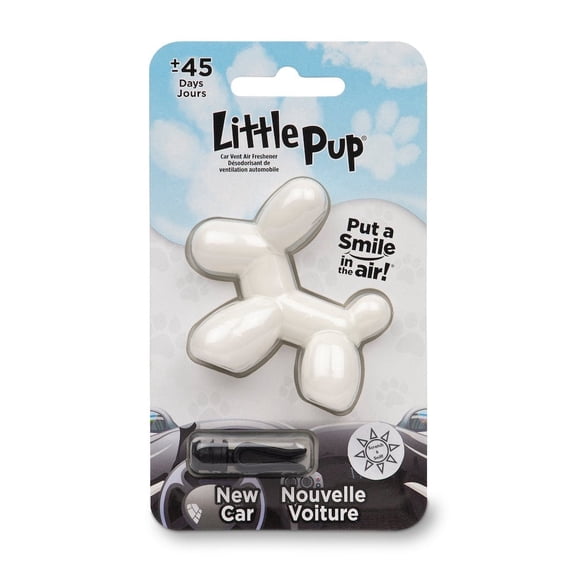 Little Pup New Car Scent Car Air Freshener Vent Clip, Pack of 1