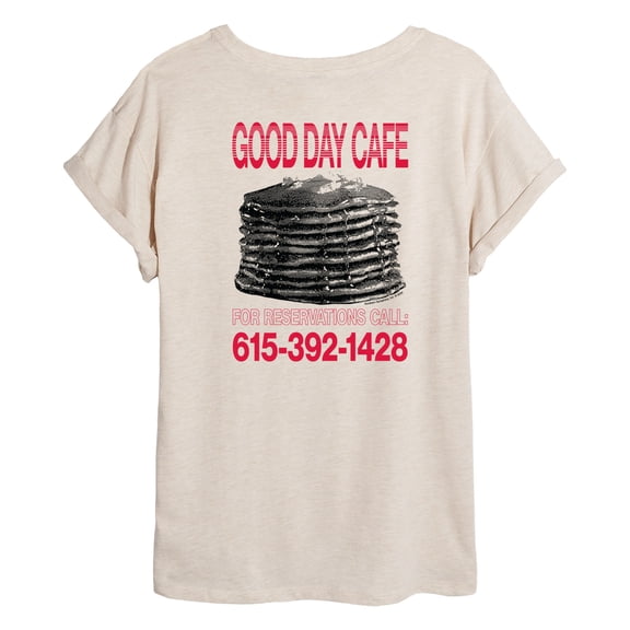 Russell Dickerson - Good Day Cafe - Womens Oversized Graphic T-Shirt
