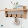 thumbnail image 6 of Deago 20 Pack Wall Mounted Coat Hook Robe Holder Cloth Key Hanger Rustic Hooks with 40 Pieces Screws for Bath Kitchen Garage, 6 of 8
