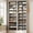Gray, variant on Homieasy Tall Shoe Cabinet, 10 Tiers Narrow Wood Shoe Rack, Shoe Storage Organizer with Open Storage, Vertical Shoe Shelf Tower for 40-44 Pairs, Space Saving, Set of 2, Black