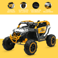 thumbnail image 2 of Montable Eléctrico Dodo Kids Bxm4 2 Motores Batería 12v4.5ah Naranja, 2 of 7