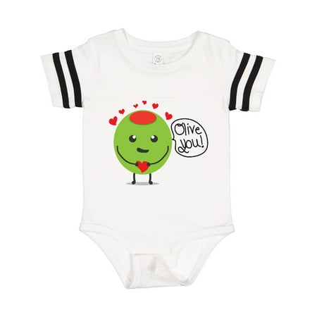 

Inktastic Olive You Gift Baby Boy or Baby Girl Bodysuit
